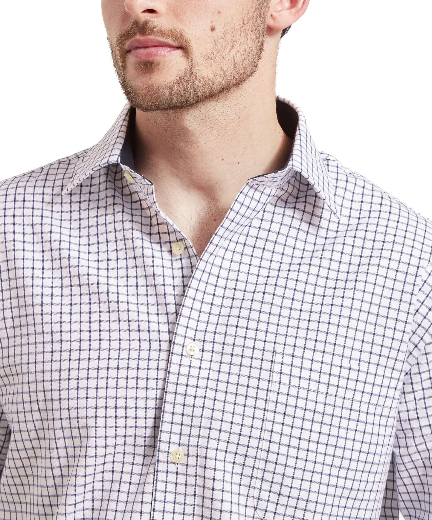 Schoffel Mens Countrywear, the Cambridge Classic Shirt in Dark Navy