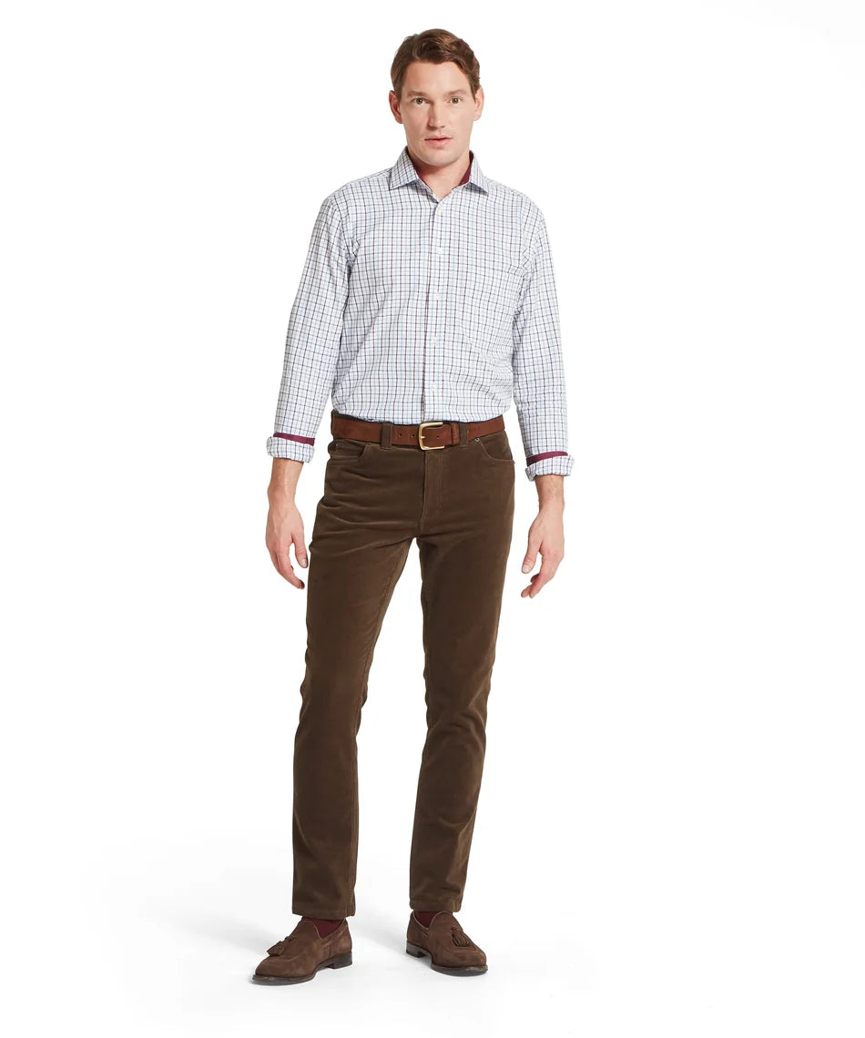 Schöffel, the Camden Cord Trousers in Chocolate