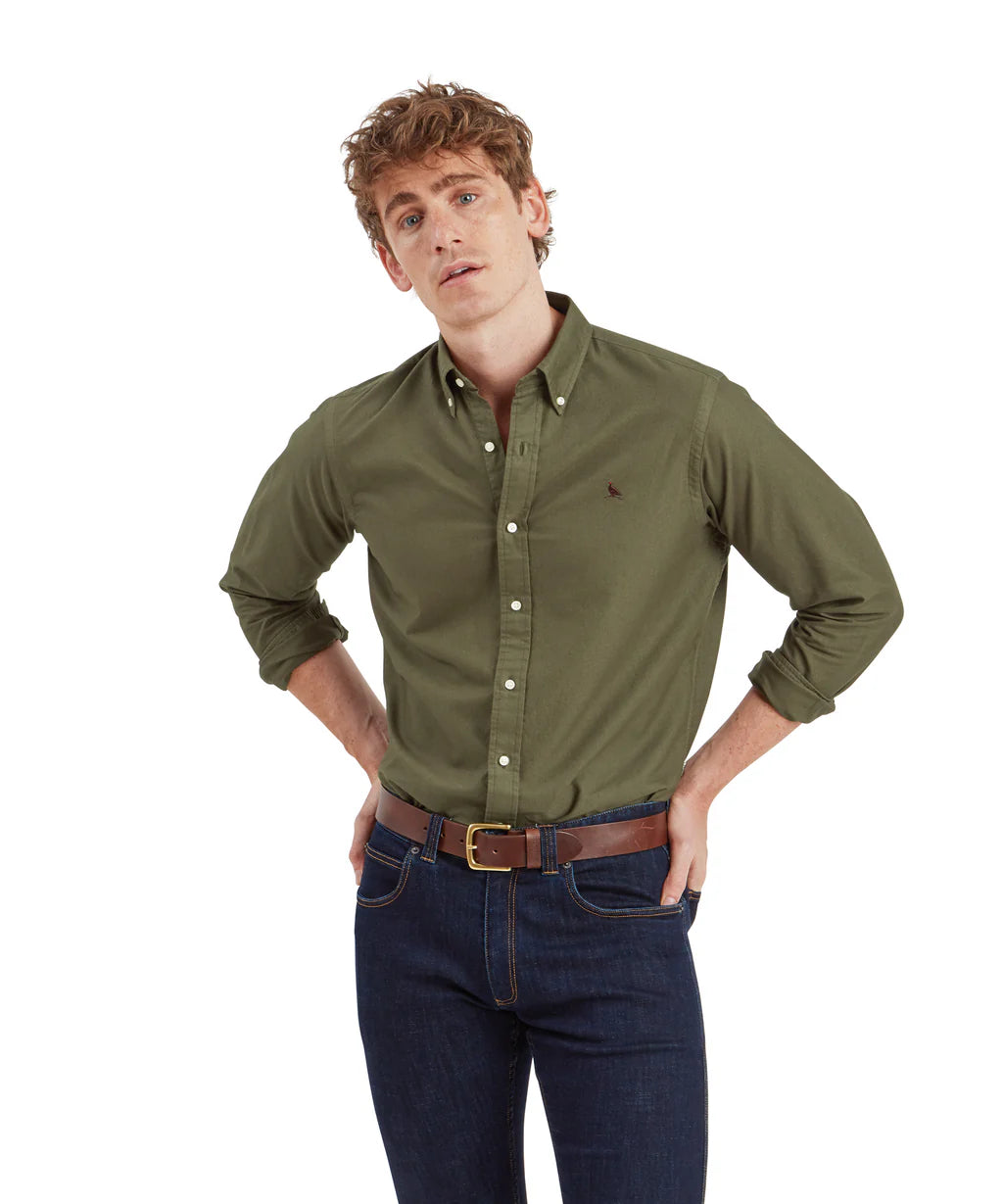 Schoffel, Cavendish Oxford Shirt - (Woodland)