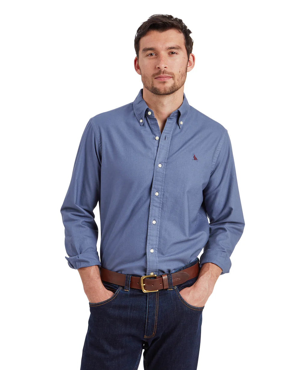 Schoffel, Cavendish Oxford Shirt - (Vintage Navy)