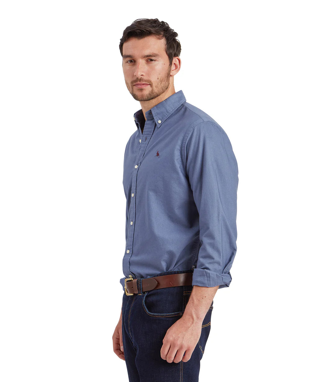 Schoffel, Cavendish Oxford Shirt - (Vintage Navy)