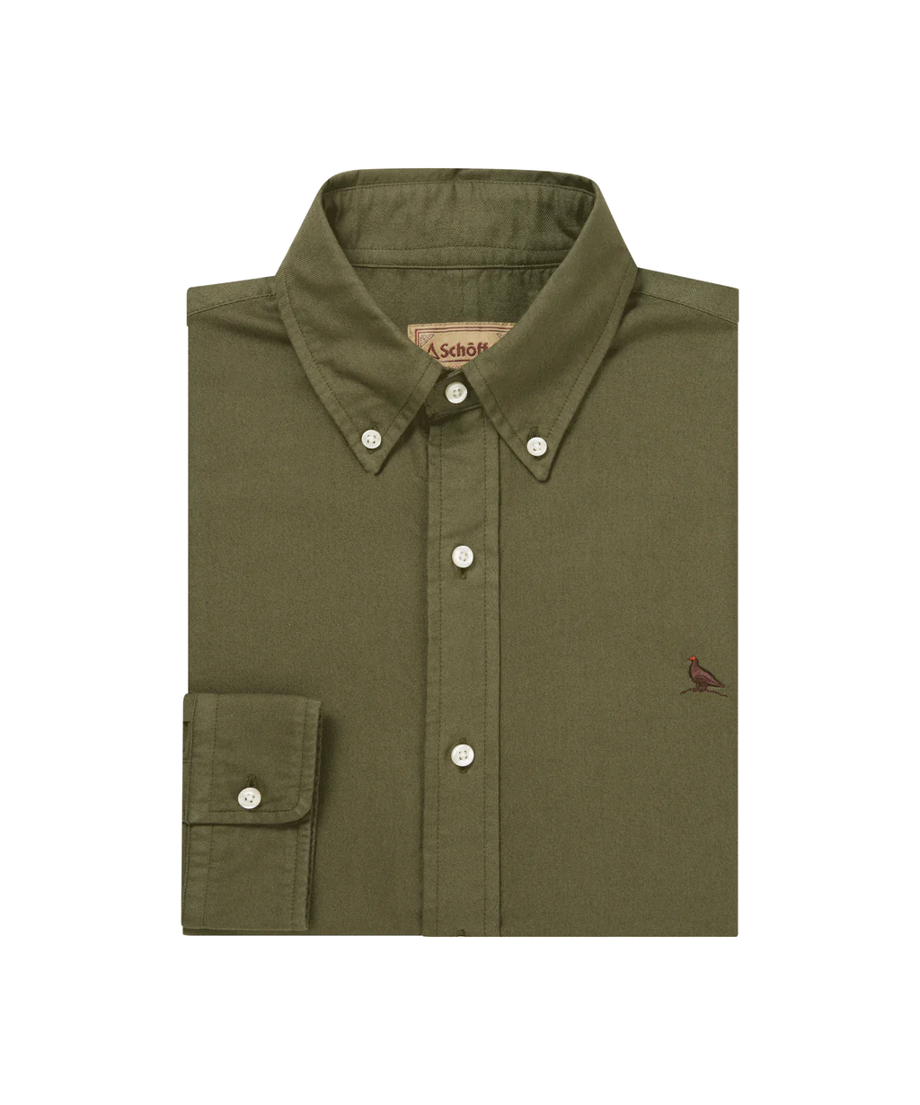 Schoffel, Cavendish Oxford Shirt - (Woodland)