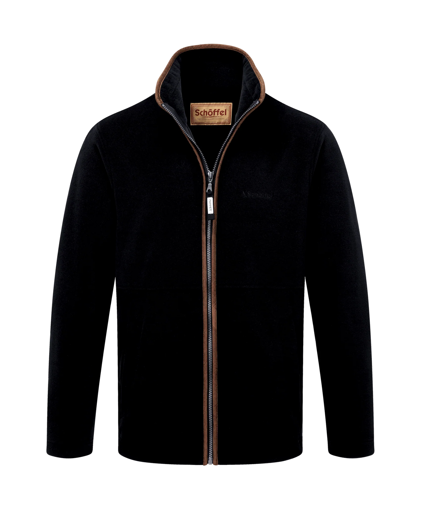 Schoffel Mens Countrywear, the Cottesmore Fleece Jacket in Gunmetal