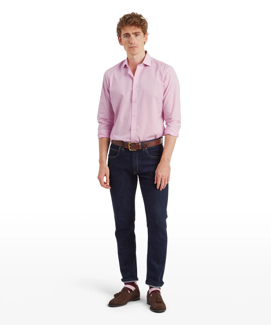 Schöffel, the Greenwich Tailored Shirt - Light Pink