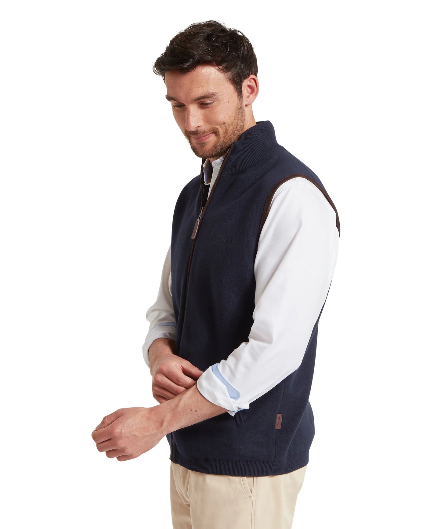 Schoffel Mens Countrywear, the Marlow Gilet in Navy