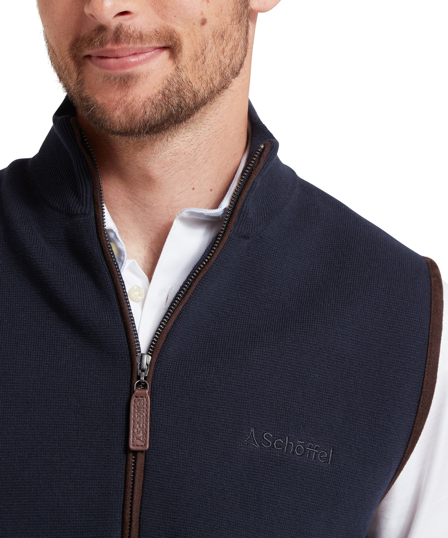 Schoffel Mens Countrywear, the Marlow Gilet in Navy