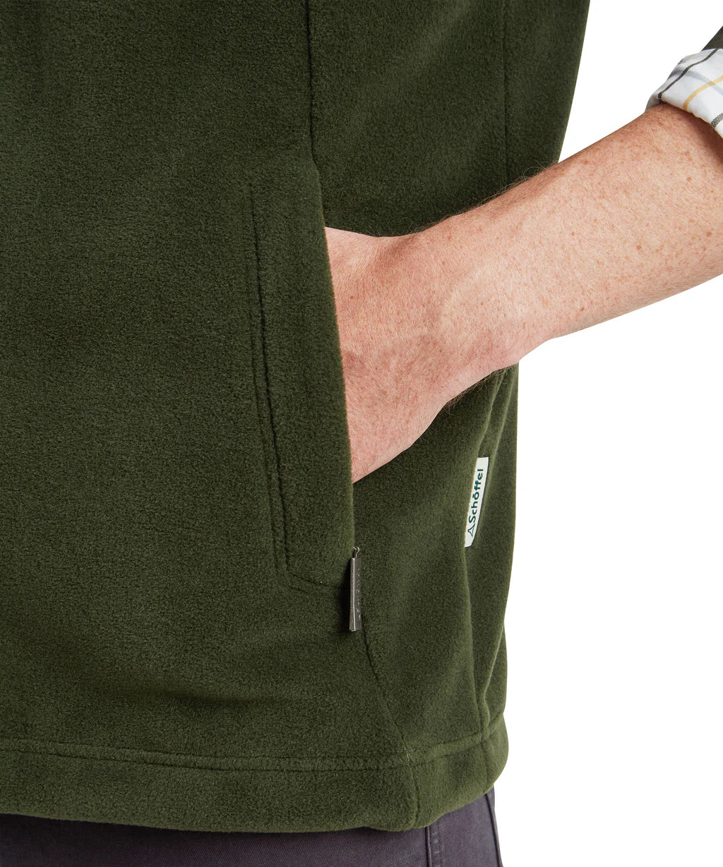 Schoffel, Oakham Fleece Gilet - (Forest)