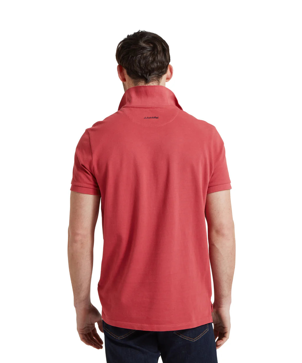 Schoffel Mens, The St Ives Garment Dyed Polo Shirt
