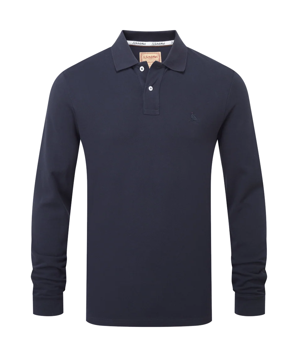 Schöffel, the St Ives Long Sleeve Polo Shirt