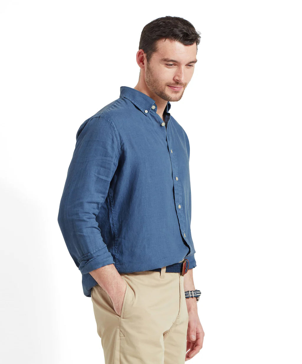 Schoffel Mens, The Walsingham Linen Shirt