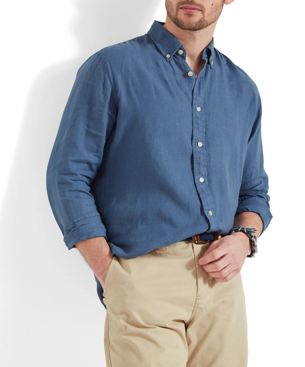 Schoffel Mens, The Walsingham Linen Shirt