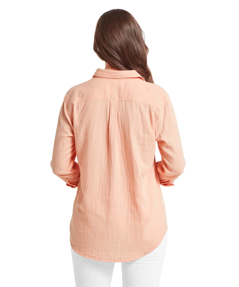 Schöffel Shirts , the Ashdon Shirt (Coral Peach)