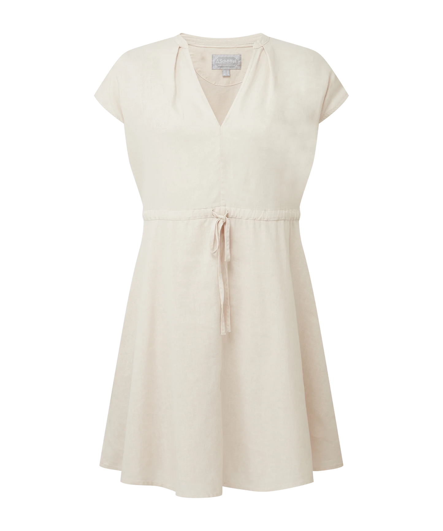 Schoffel Ladies, the Camelia Linen Dress in Oat