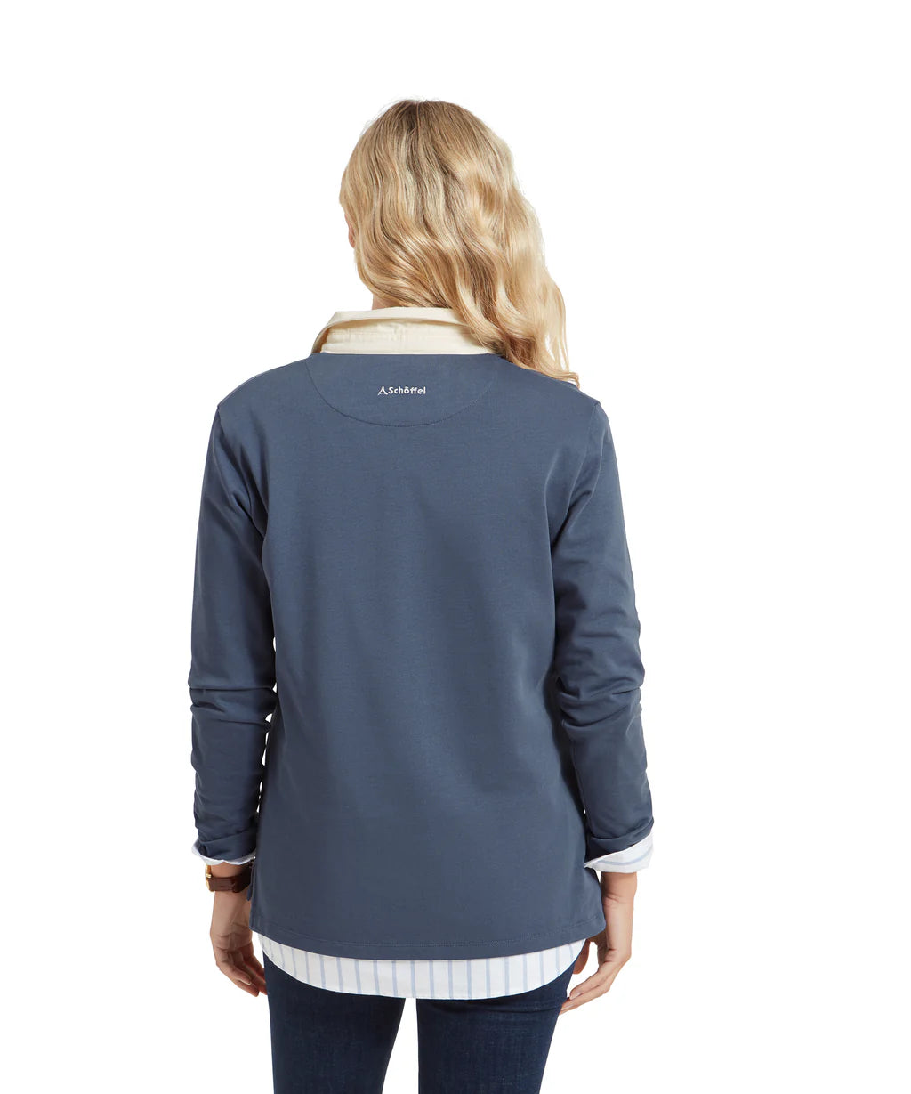 Schoffel, Chapel Porth Rugby Shirt - (Vintage Navy)