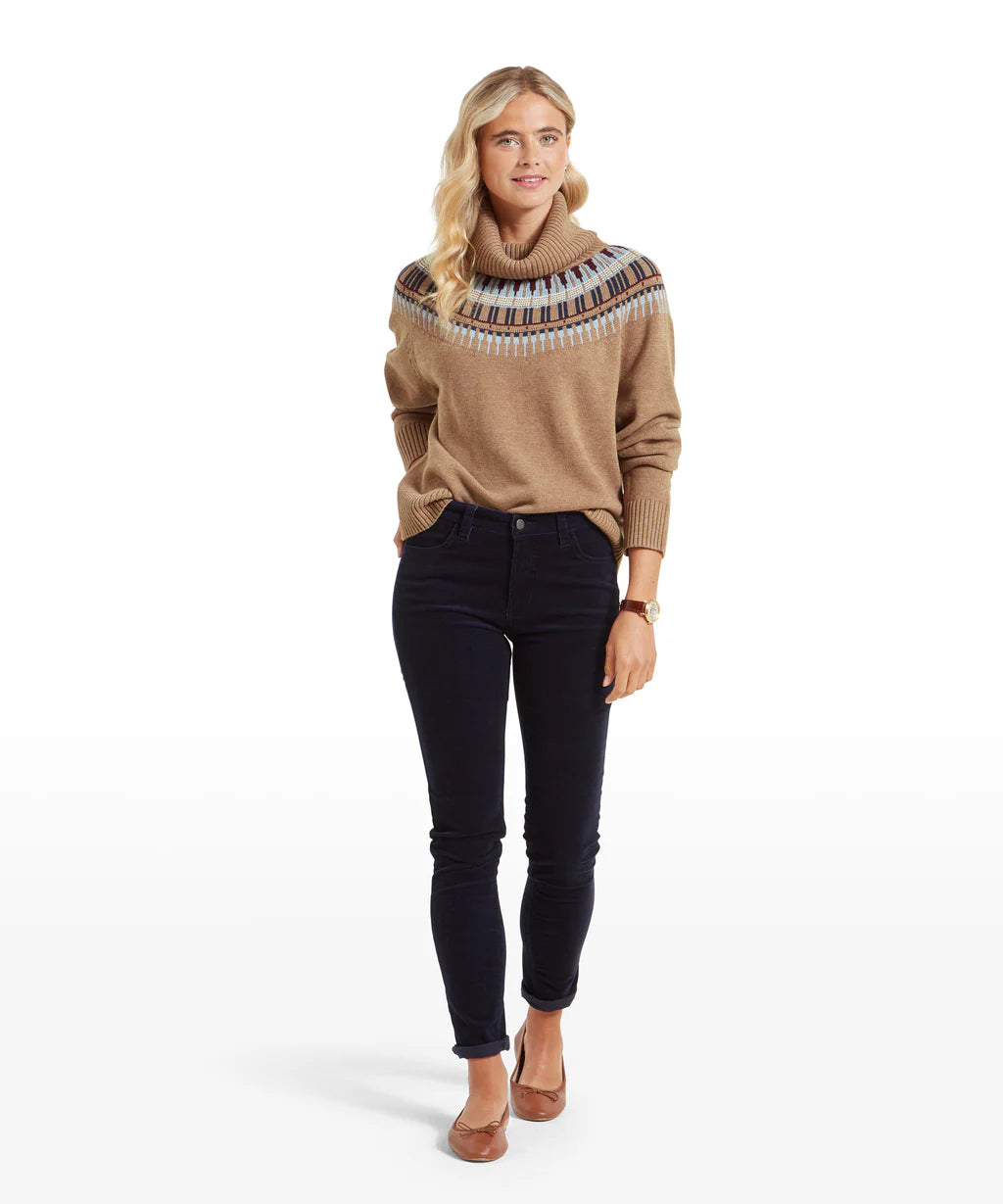 Schoffel, Clover Cord Jean - (Navy)