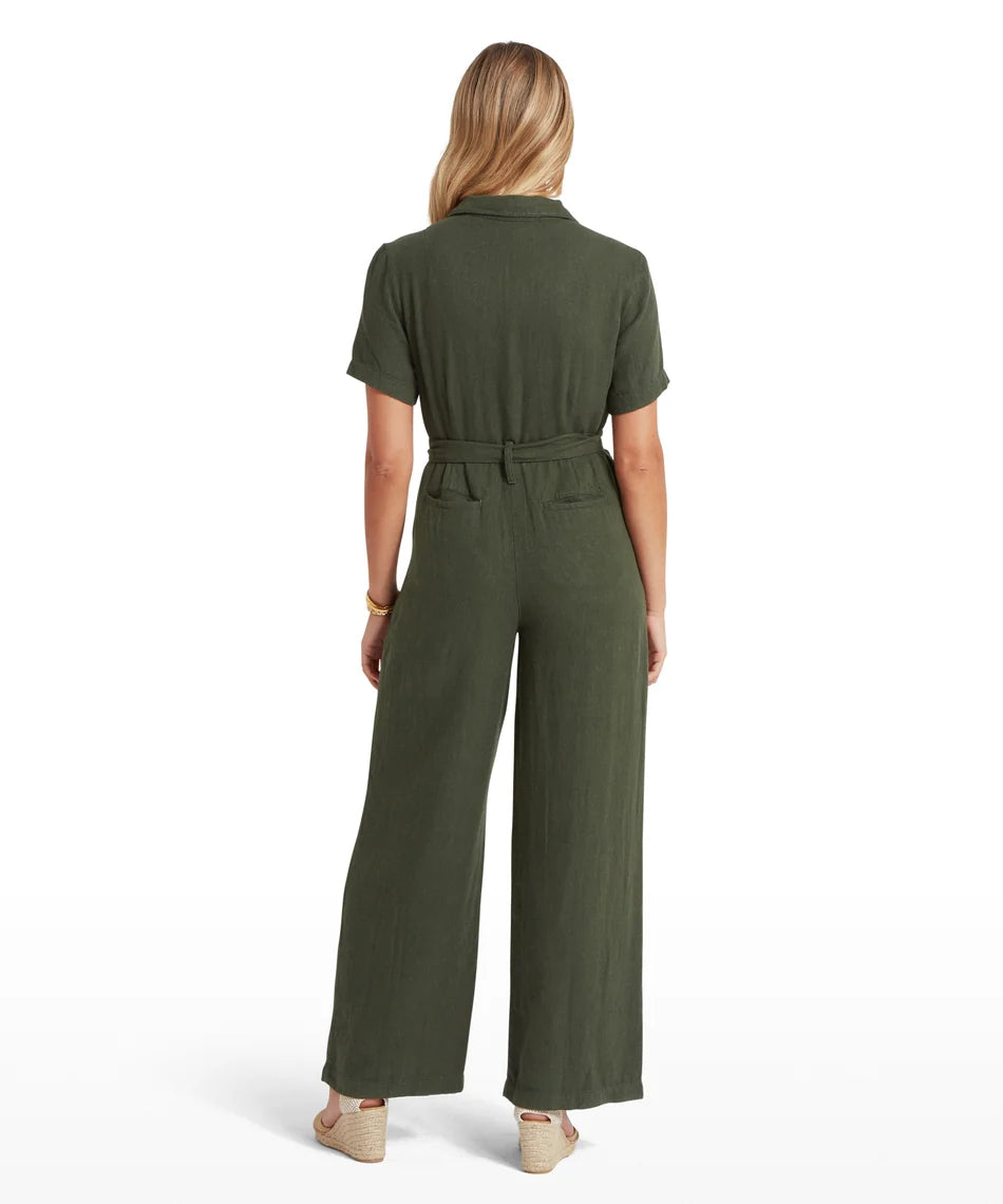 Schöffel Dress , the Daisy Jumpsuit (Beetle Green)