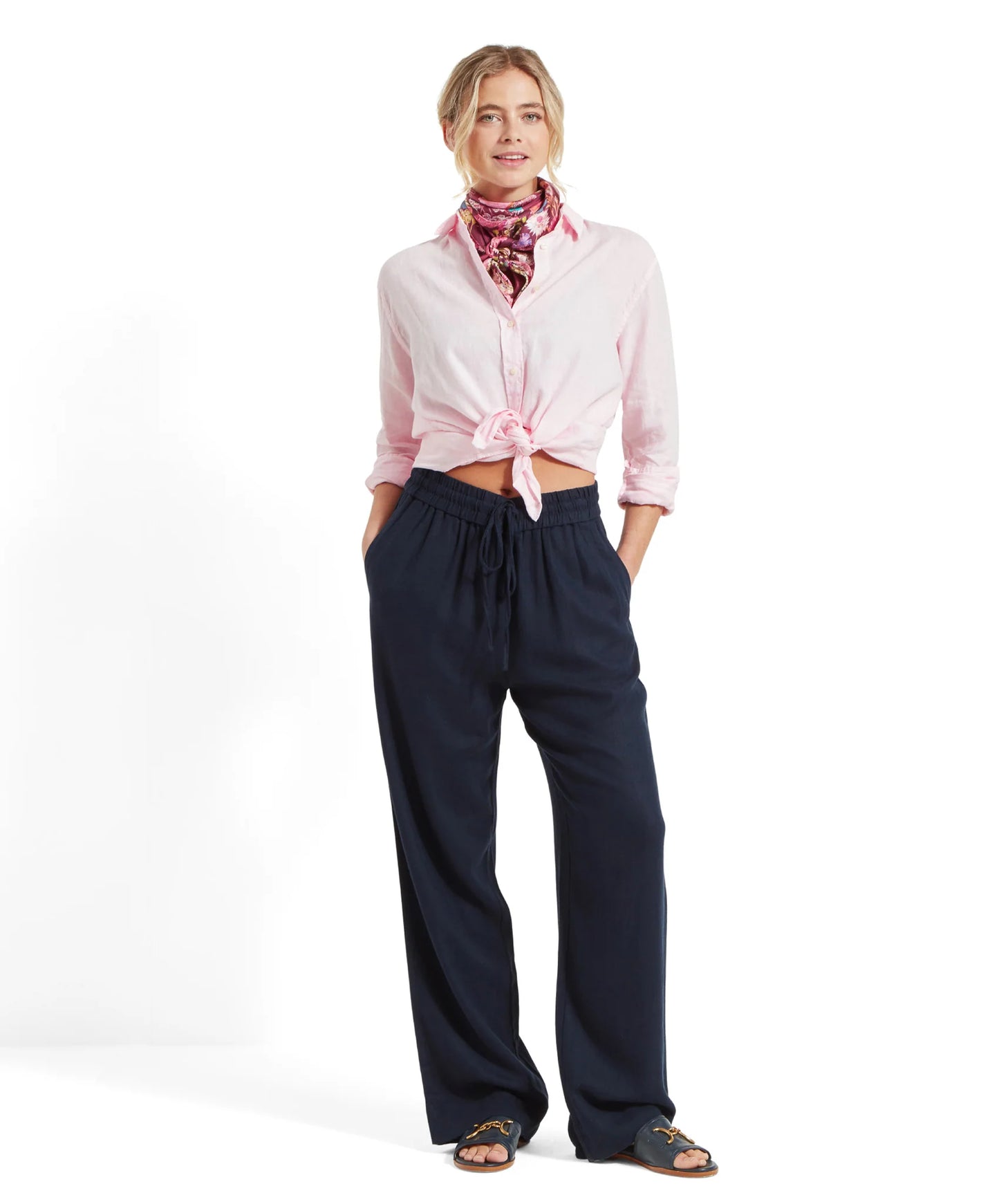 Schoffel Ladies, the Daphne Trousers in Navy