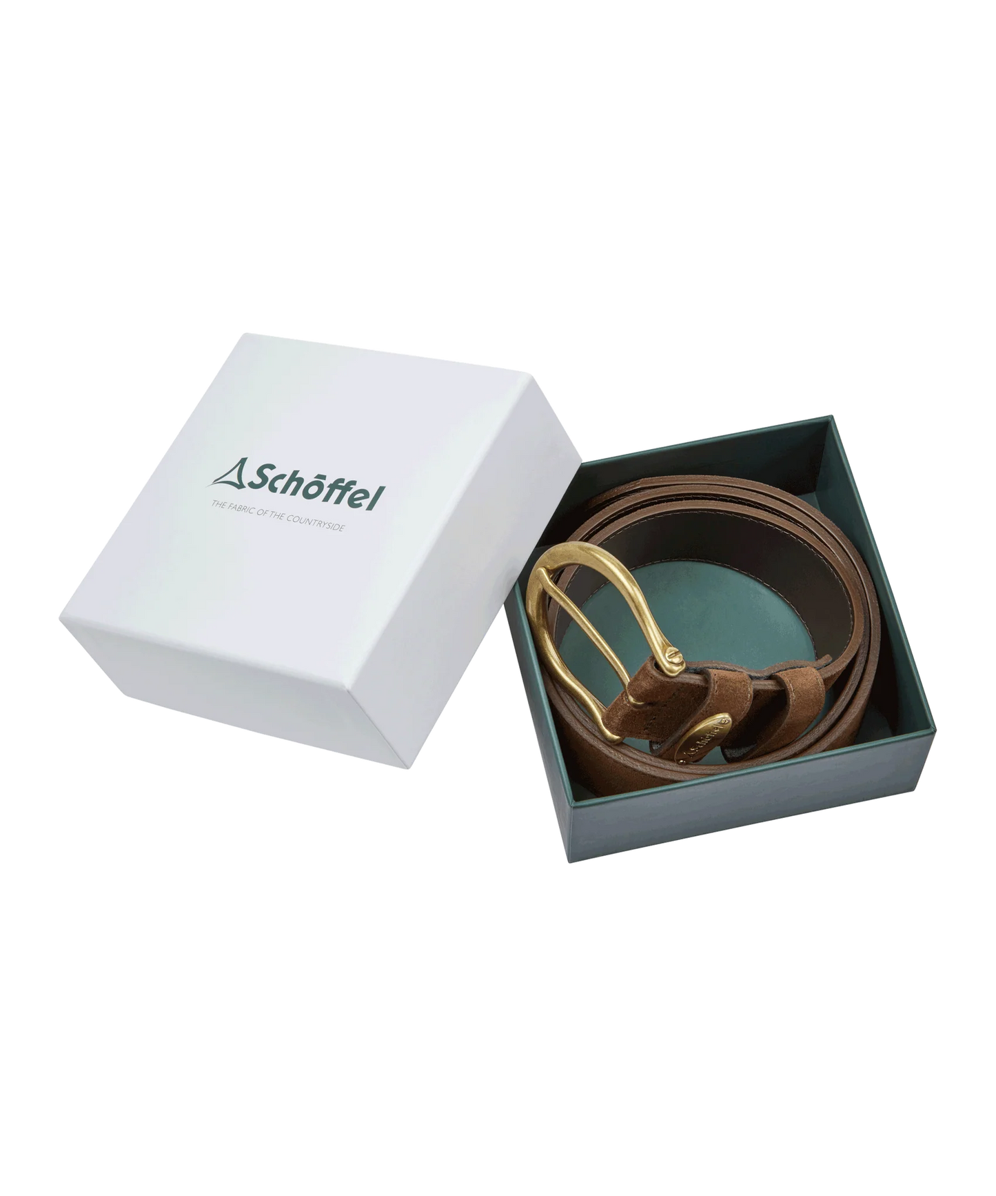 Schoffel Ladies, the Dovedale Suede Belt in Chocolate Suede