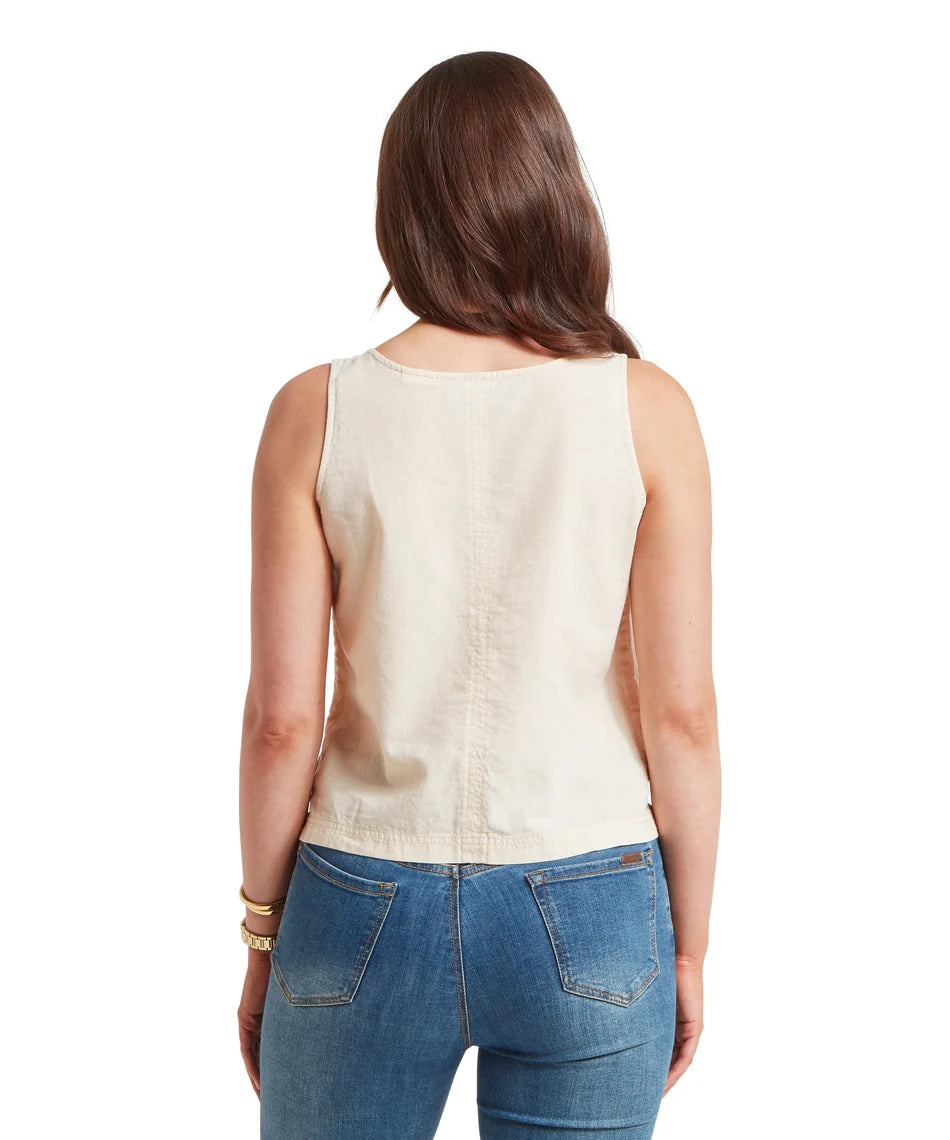 Schöffel Shirts , the Elsworth Linen Top (Oat)
