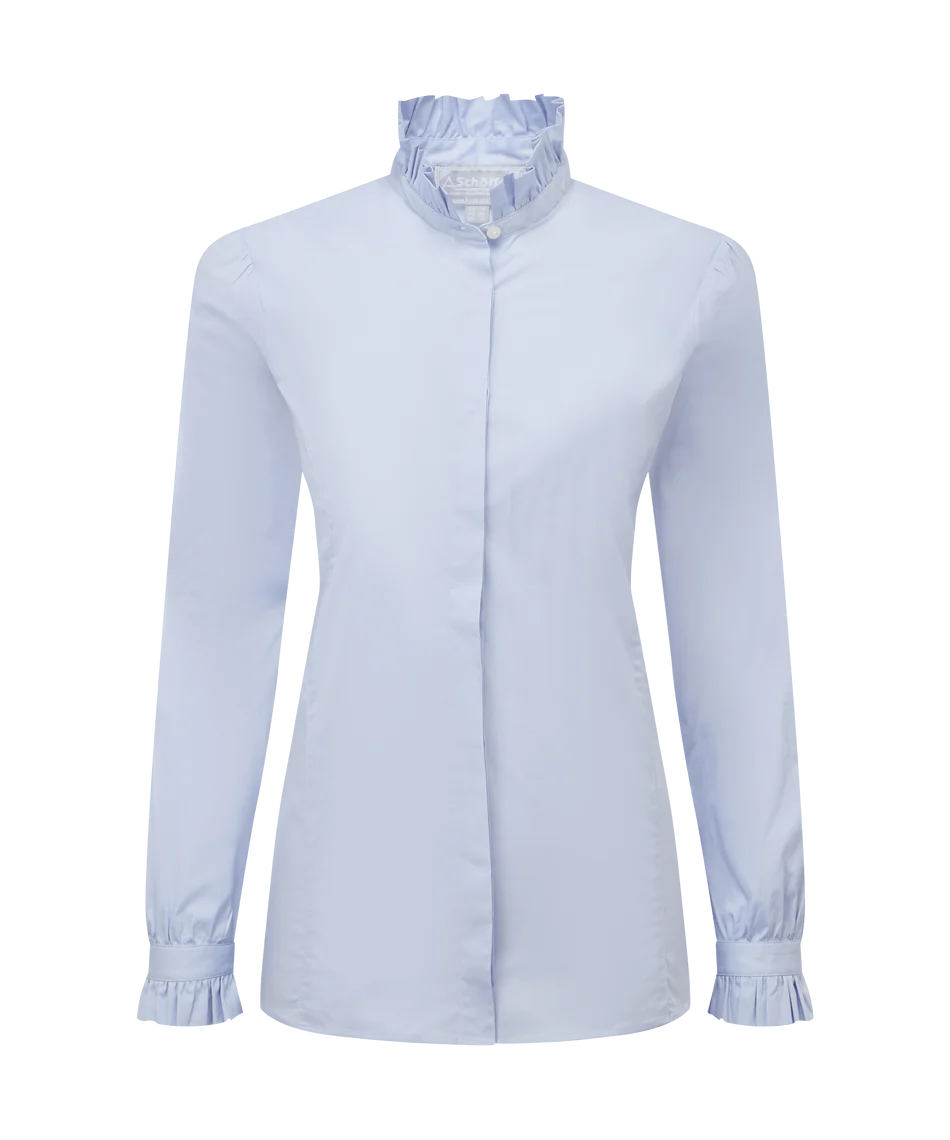 Schöffel Ladies, the Fakenham Shirt in Pale Blue