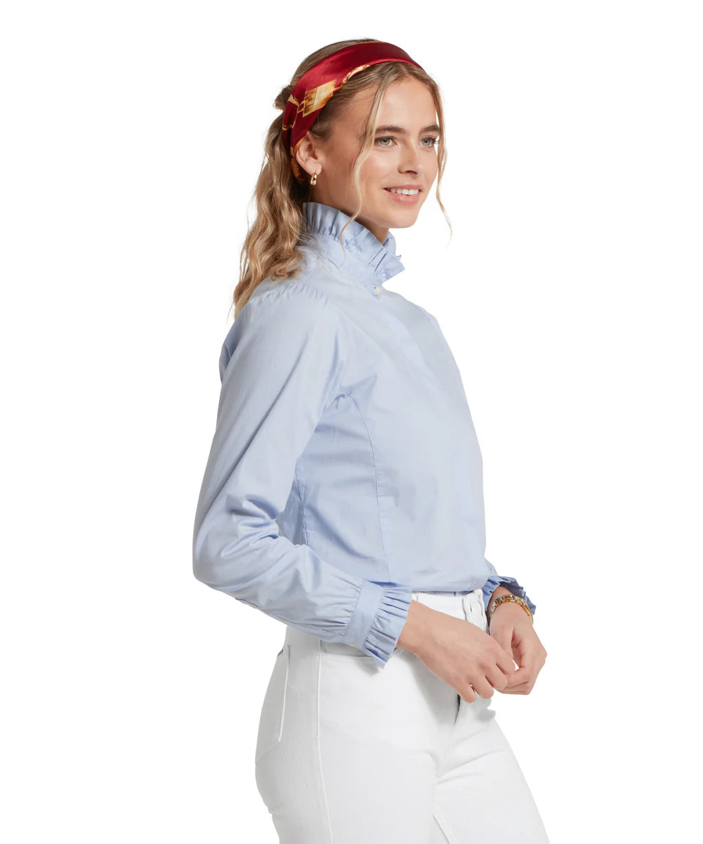 Schoffel Ladies, the Fakenham Shirt in Pale Blue