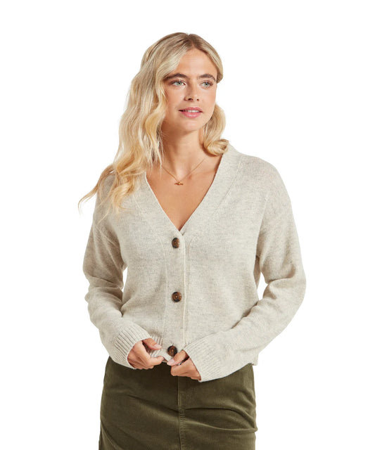 Schoffel, Filey Cardigan - (Oat Grey)