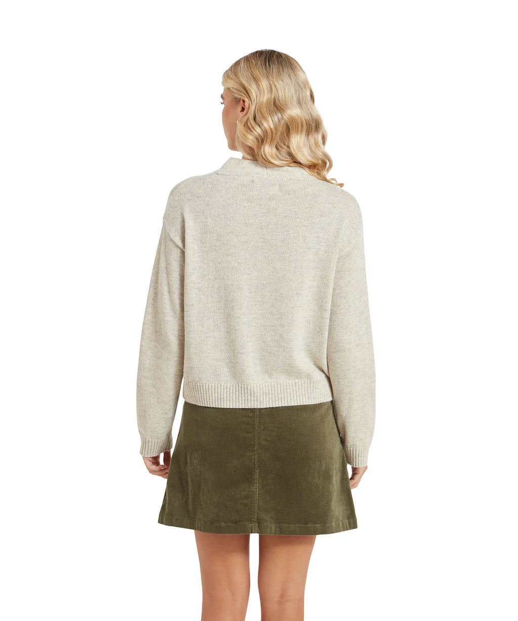 Schoffel, Filey Cardigan - (Oat Grey)