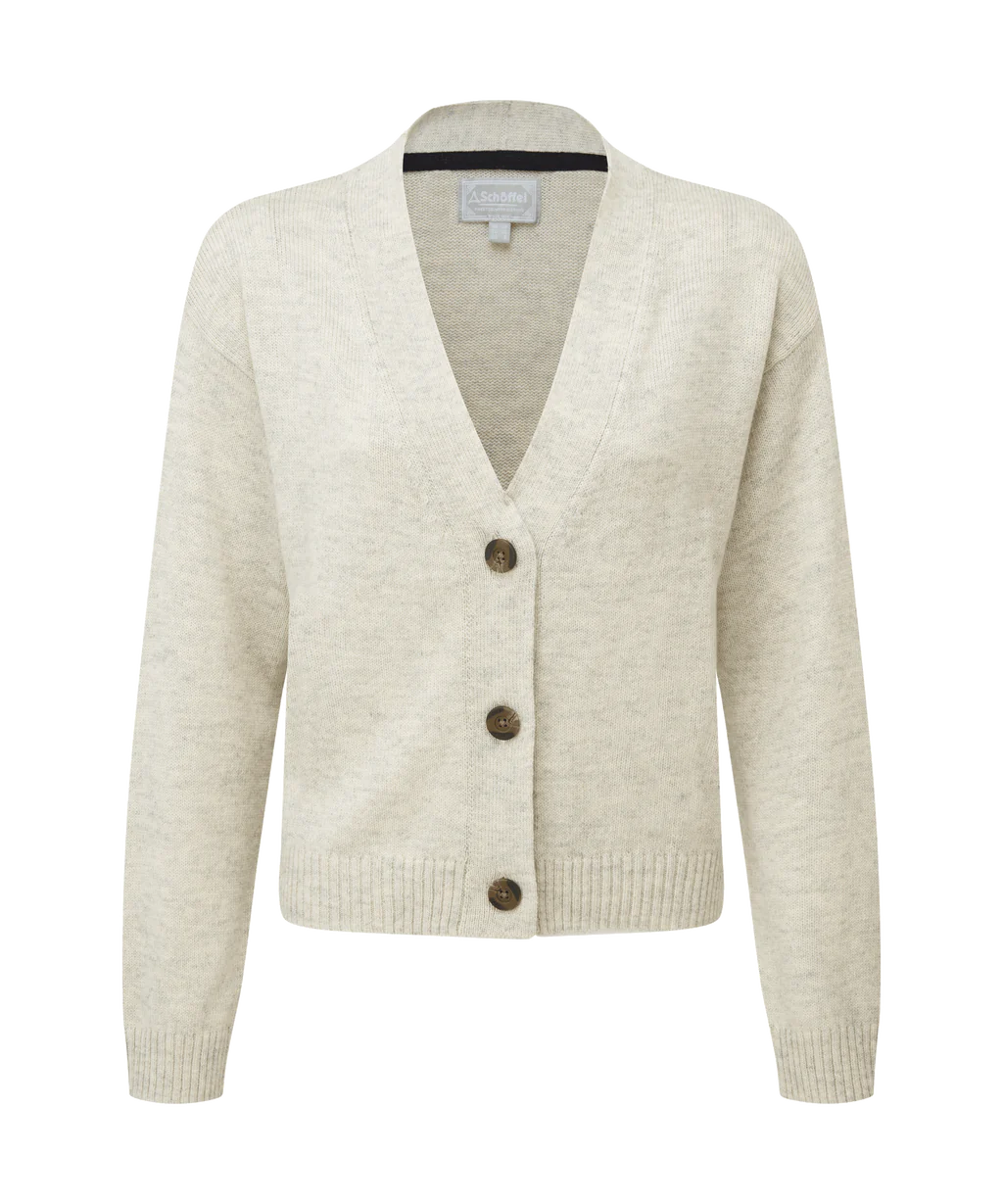 Schoffel, Filey Cardigan - (Oat Grey)
