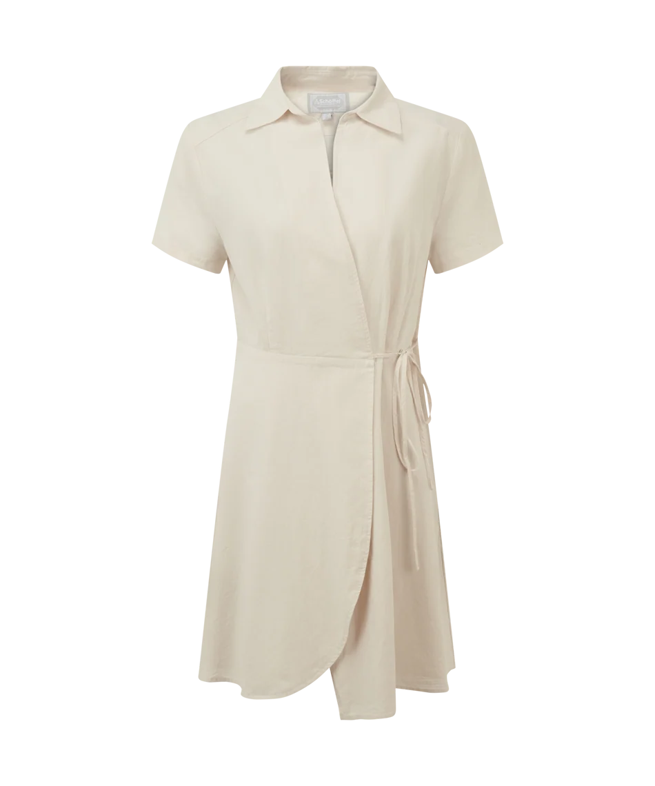 Schöffel Dress , the Fleur Linen Dress (Oat)