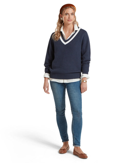 Schoffel Ladies, the Hambledon Jumper in Navy