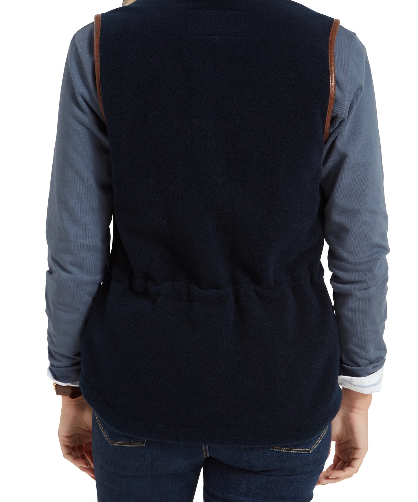 Schoffel Ladies Countrywear, the Lyndon Ii Fleece Gilet in Navy