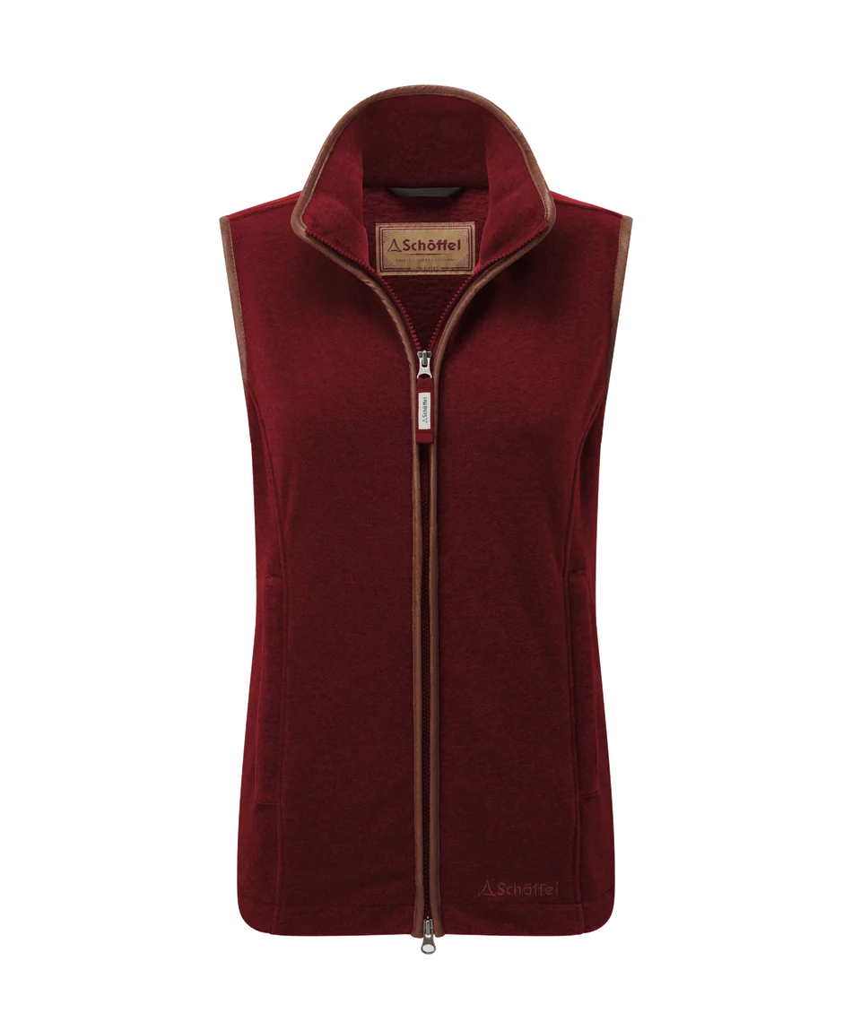 Schöffel, Lyndon II Fleece Gilet - (Claret)