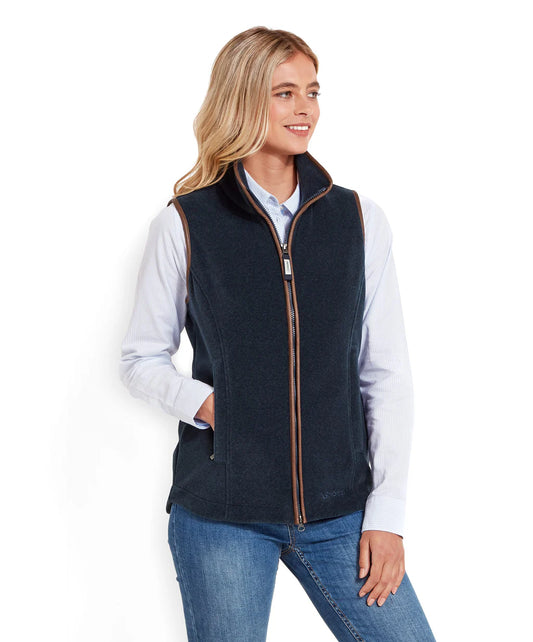 Schoffel Ladies, the Lyndon II Fleece in Petrol Blue