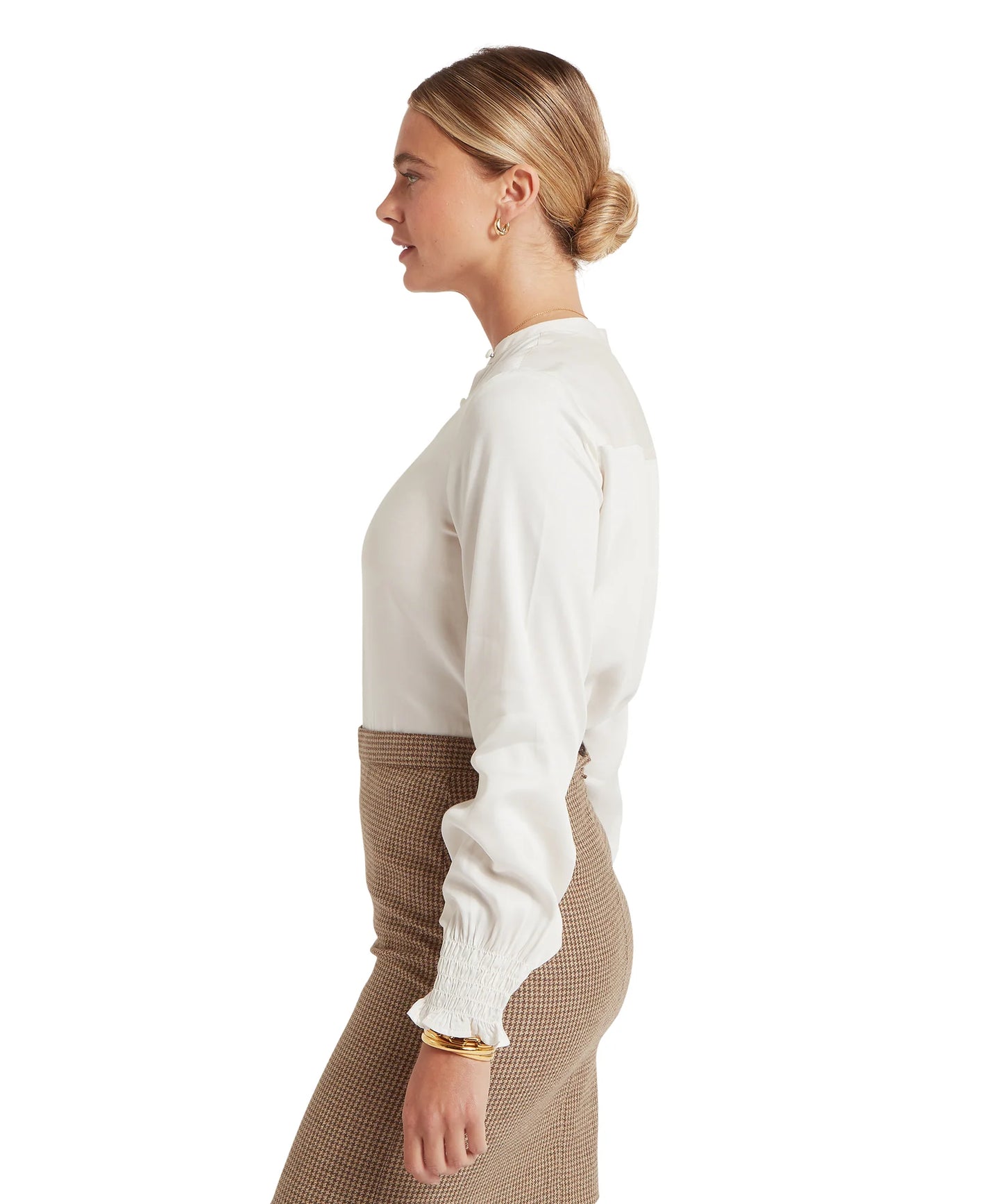 Schoffel Ladies Countrywear, the Melford Blouse in Dove