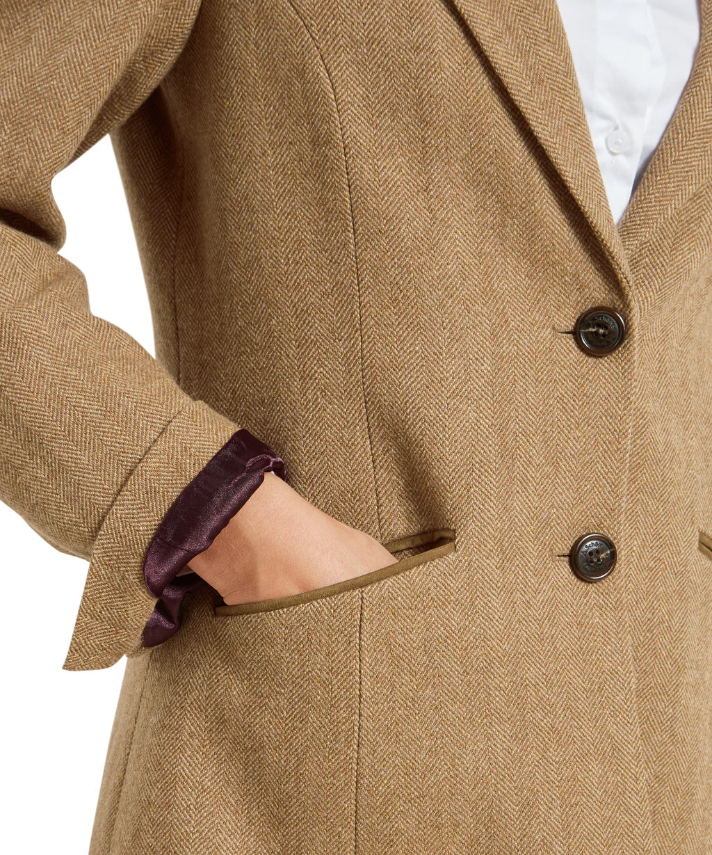 Schoffel, Moray Tweed Jacket - (Oak Herringbone Tweed)