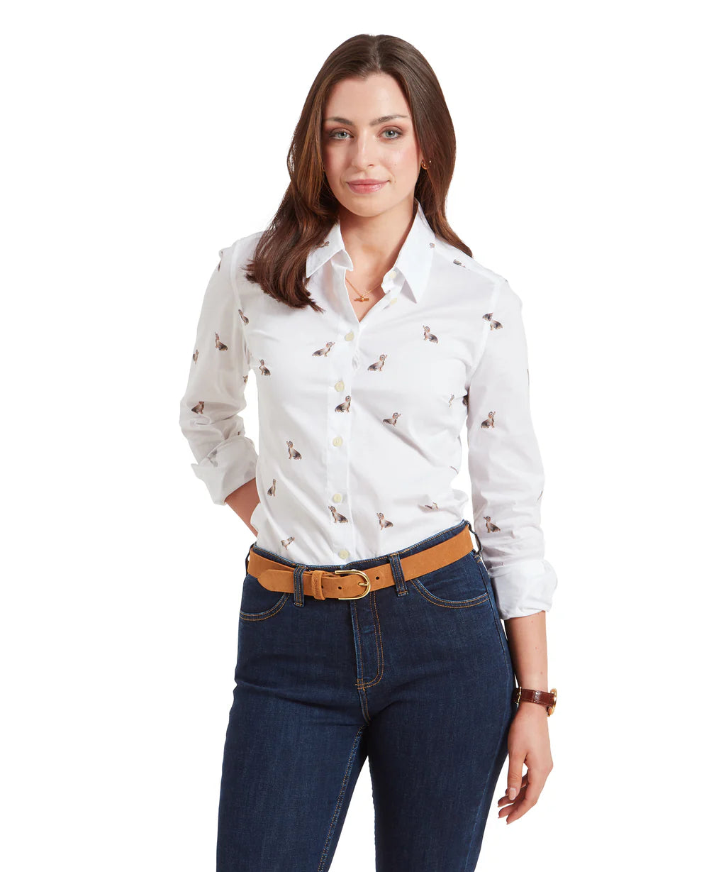 Schoffel, Norfolk Shirt - (Teckle Print)