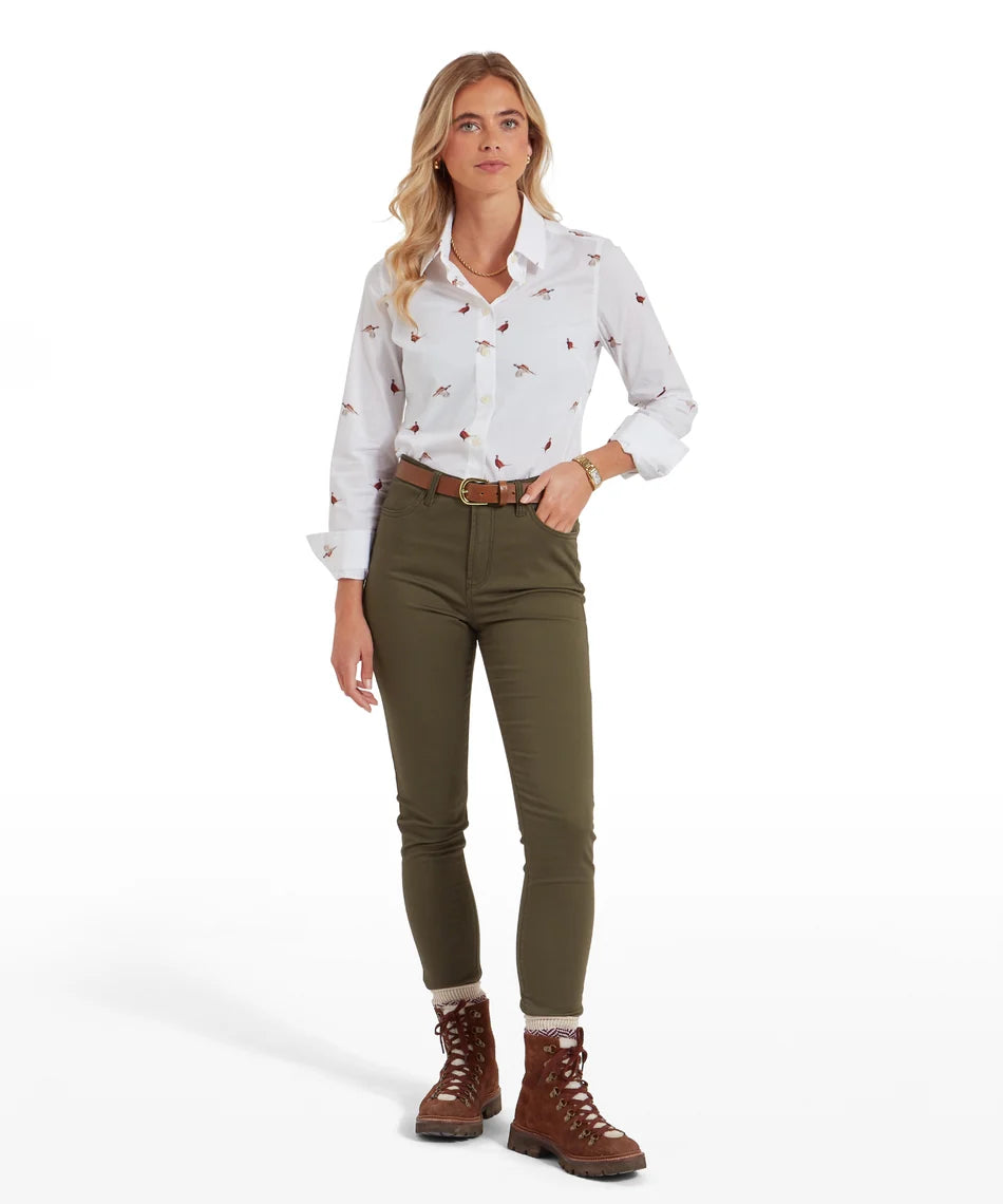Schöffel Shirts , the Norfolk Shirt (Pheasant Print)