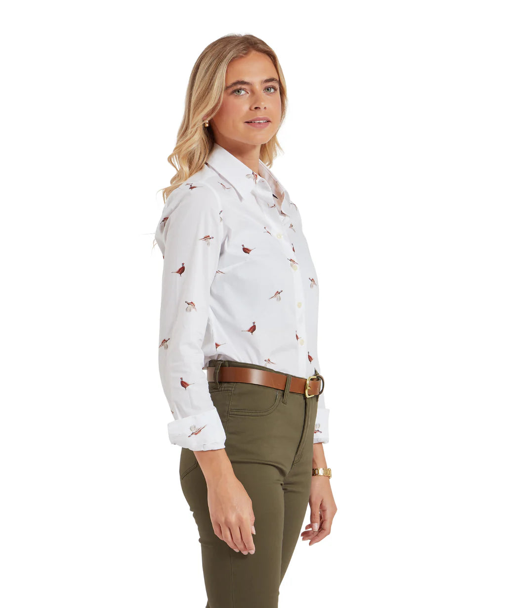 Schoffel, Norfolk Shirt - (Pheasant Print)