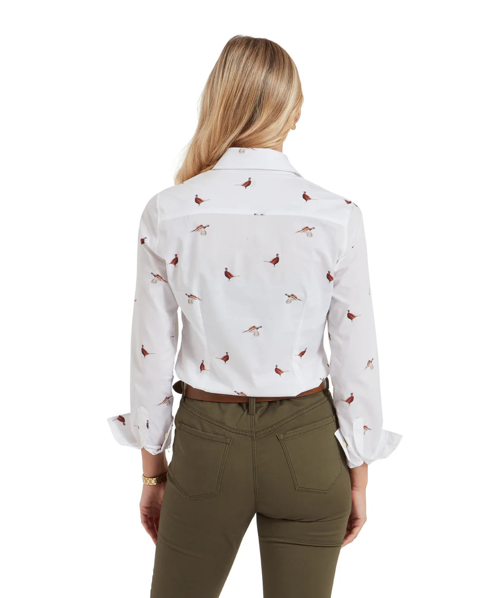 Schoffel, Norfolk Shirt - (Pheasant Print)