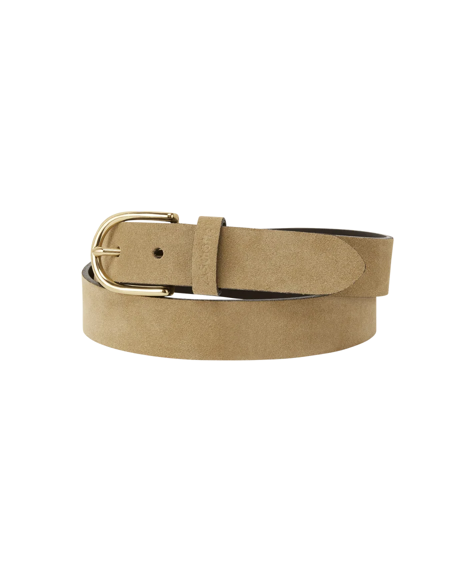 Schöffel Accessories , the Padley Suede Belt (Warm Sand)