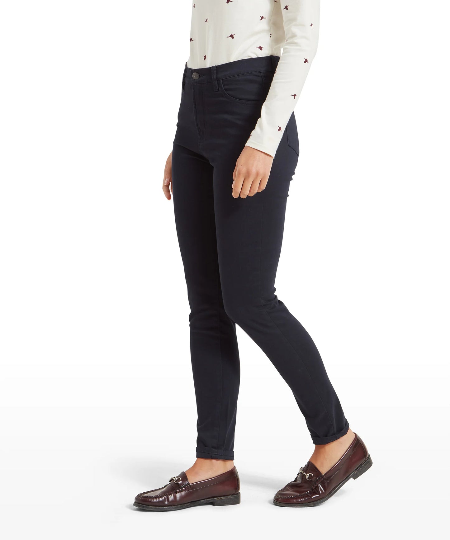 Schoffel Ladies Countrywear, the Poppy Jean in Navy