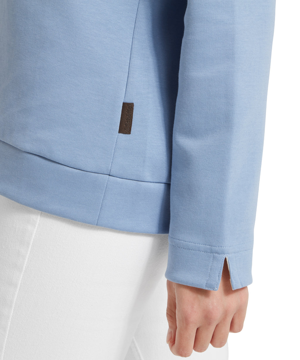 Schoffel Ladies, the Sandown Sweatshirt in Denim Blue