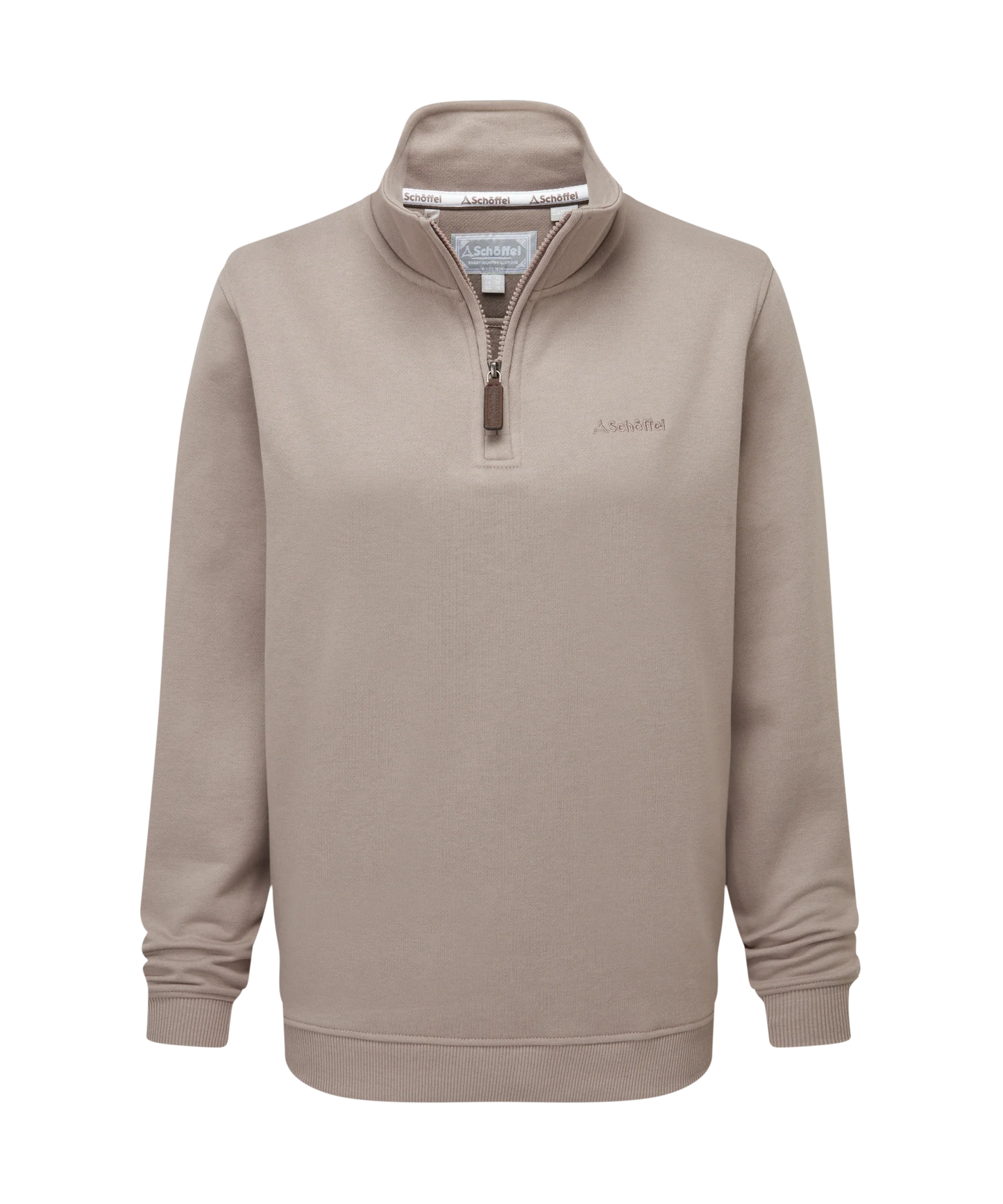 Schoffel Ladies Countrywear, the Sennen Cove Sweatshirt in Mushroom