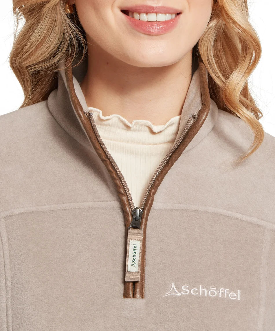 Schöffel, the Tilton Ii 1/4 Zip Fleece in Mushroom