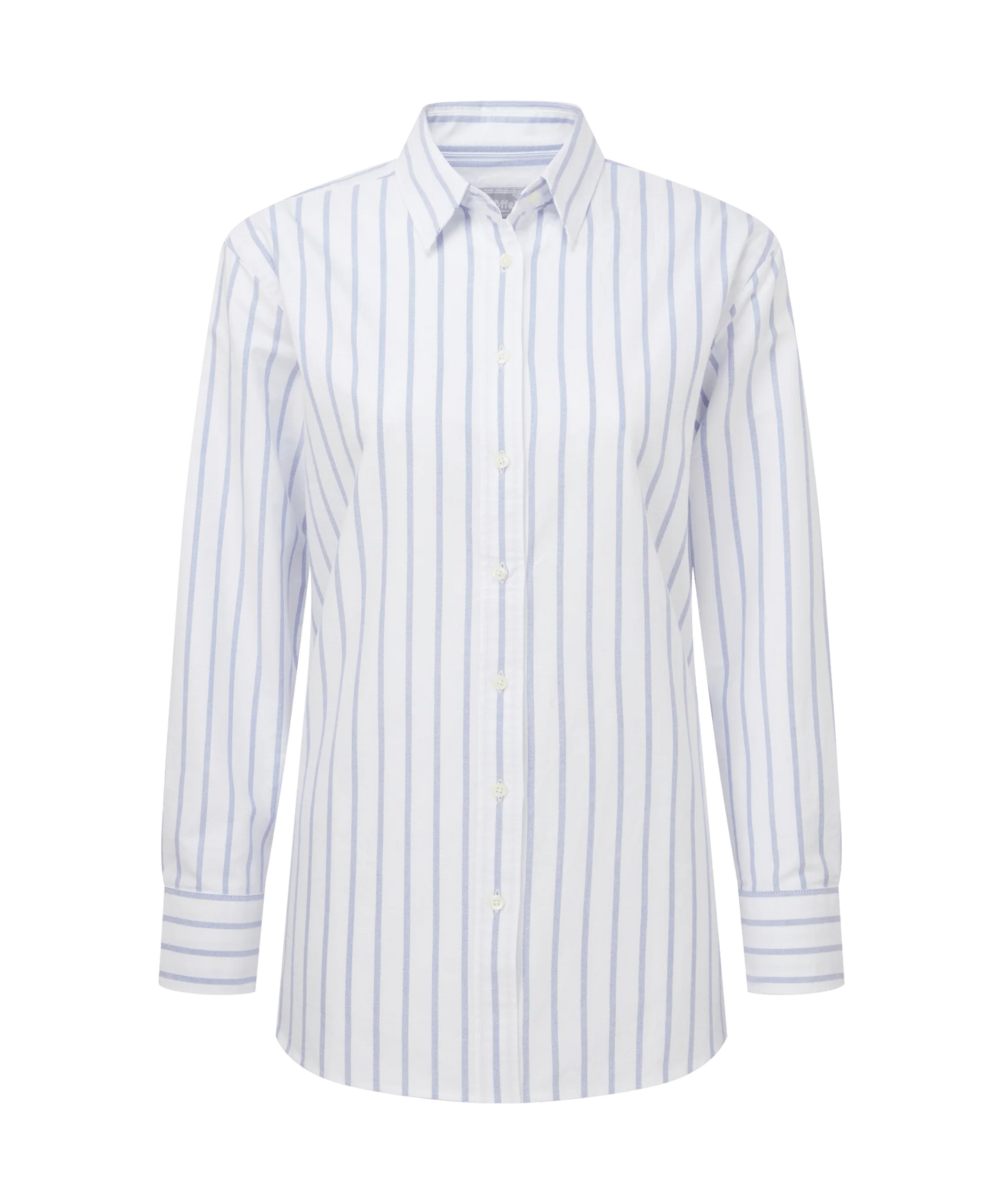 Schoffel Ladies, the Walberswick Oxford Shirt in Blue Stripe
