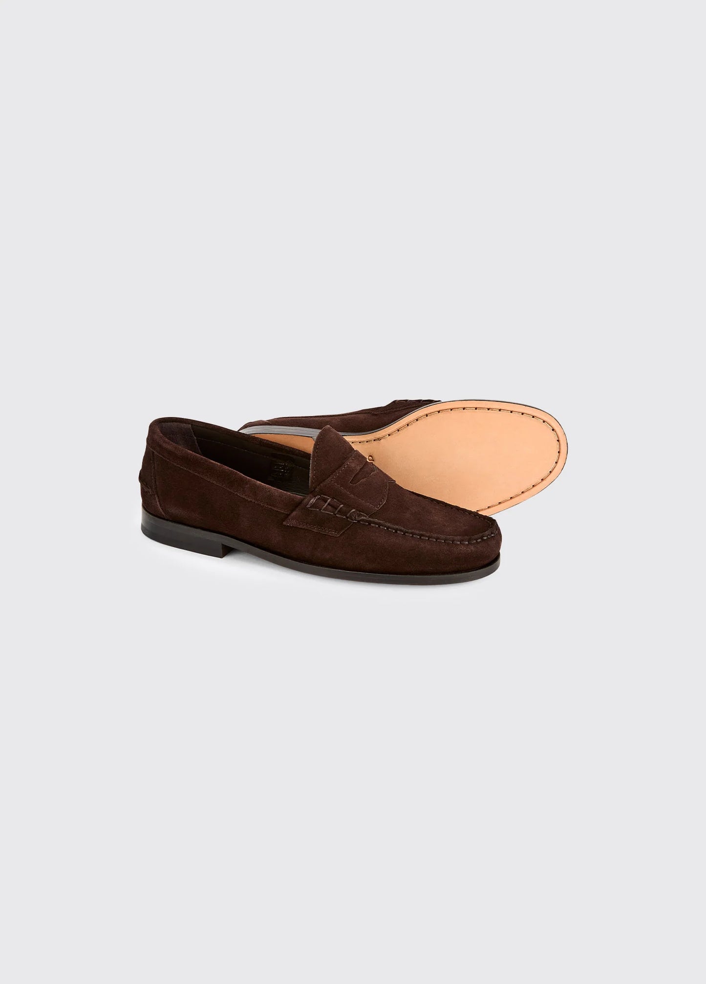 Dubarry of Ireland, the Stanford Suede Penny Loafer - Cigar