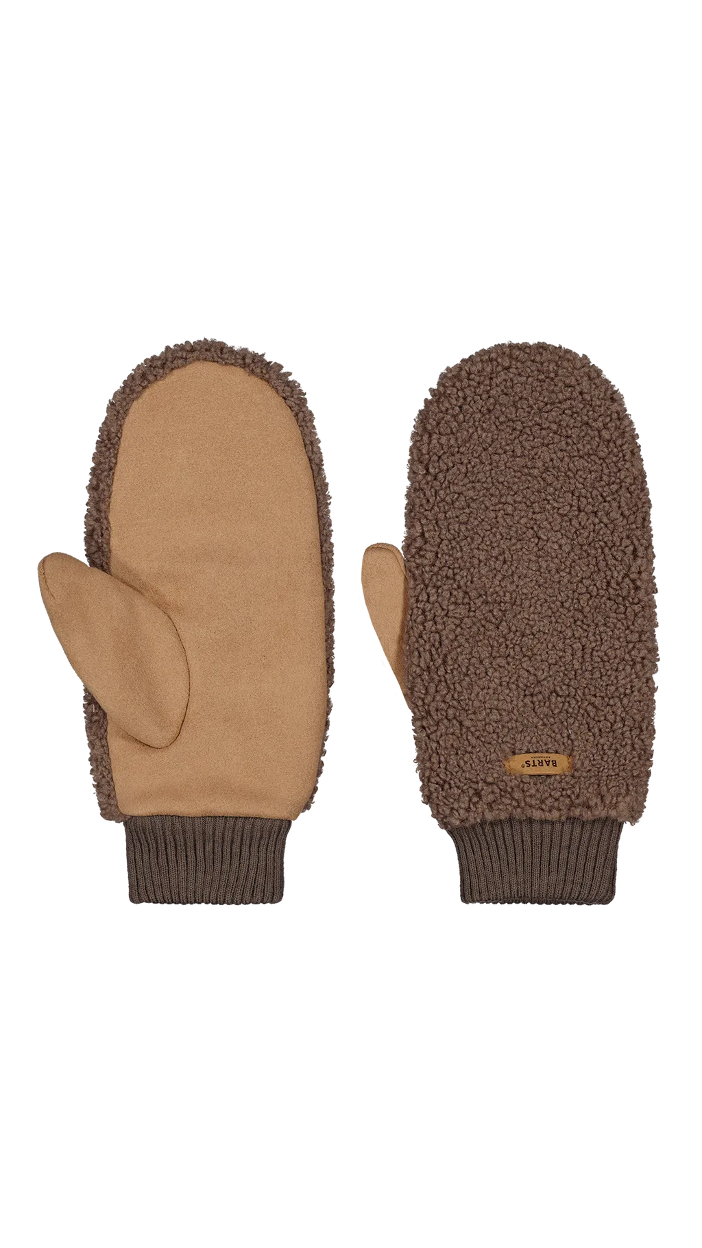 Barts - Teddy Mitts brown one size