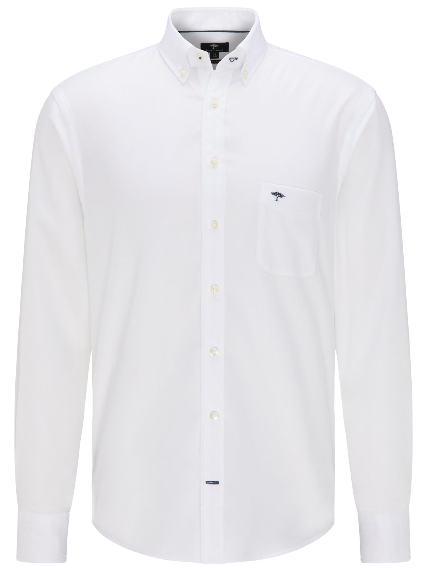 Fynch Hatton, The All Season Oxford Shirt, Long Sleeve, Button Down - White