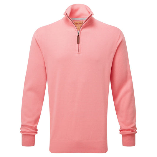 Schoffel Knitwear, the Porthmeor Pima Cotton 1/4 Zip