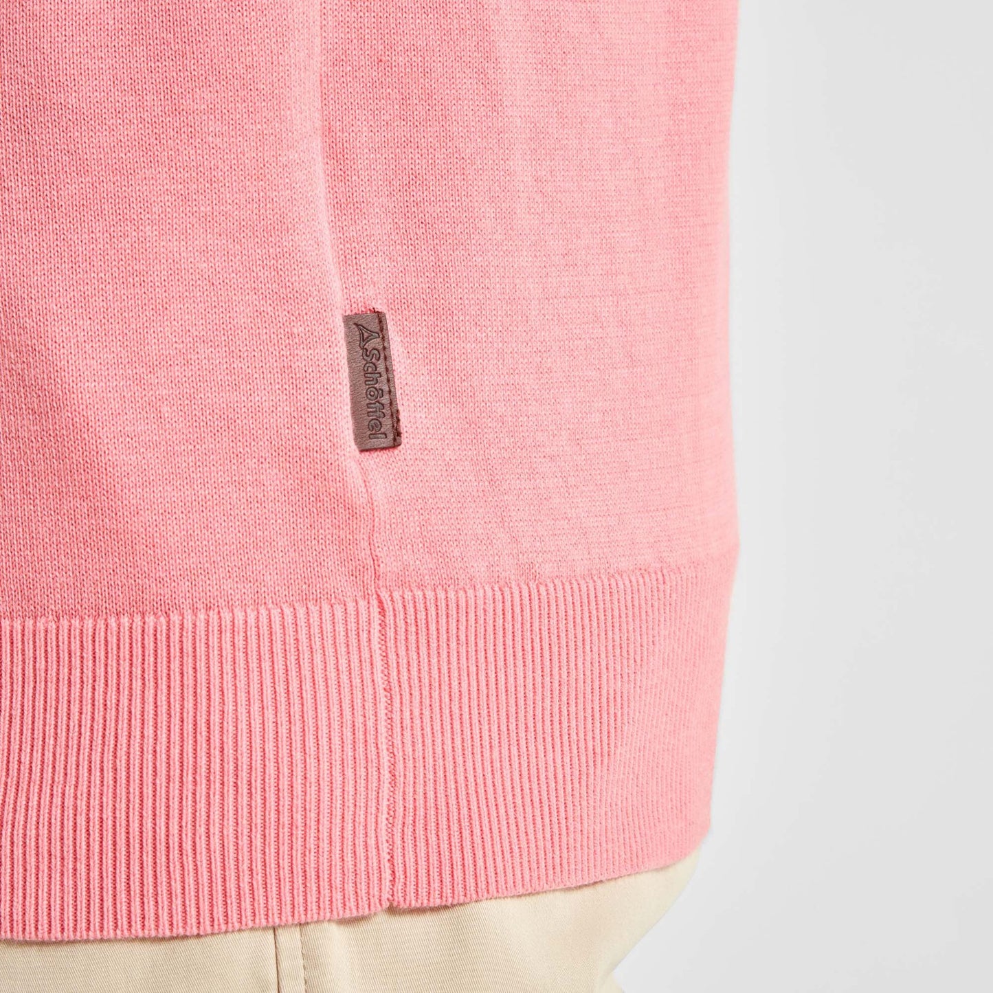 Schoffel Knitwear, the Porthmeor Pima Cotton 1/4 Zip